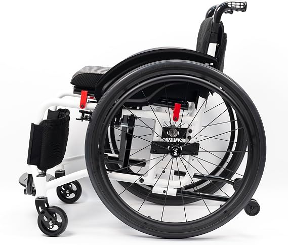Sports Wheelchair For Adults,Lightweight, Foldable, With Handbrakes And Quick Release Rear Wheels, Weighs Only 29 Lbs(Size:42cm/16.5in)