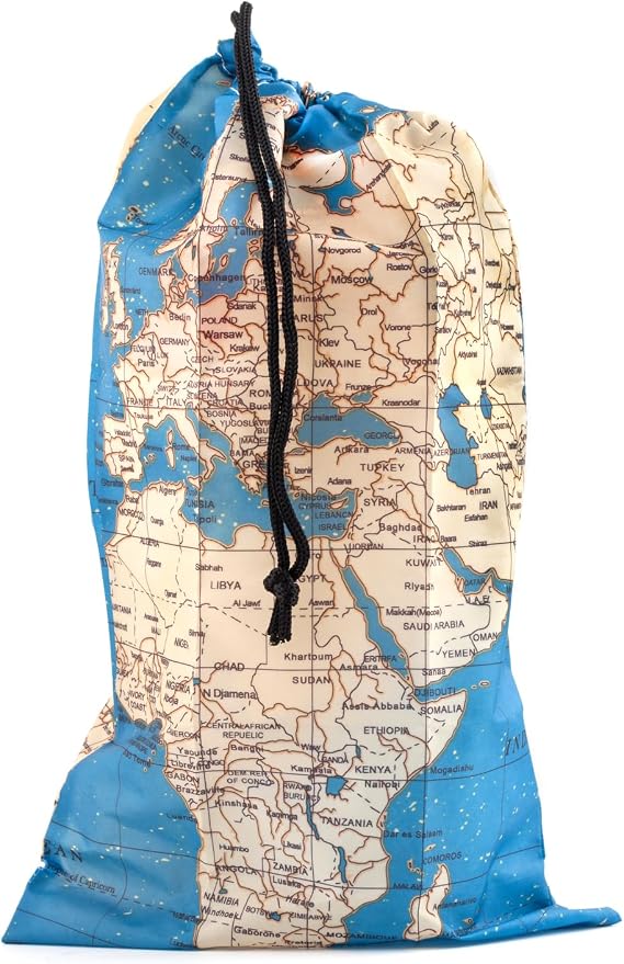 Kikkerland Around The World Travel Bags, Set of 4