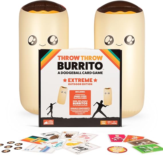 Exploding Kittens Throw Throw Burrito Extreme, 2-6 Players, Age 7+