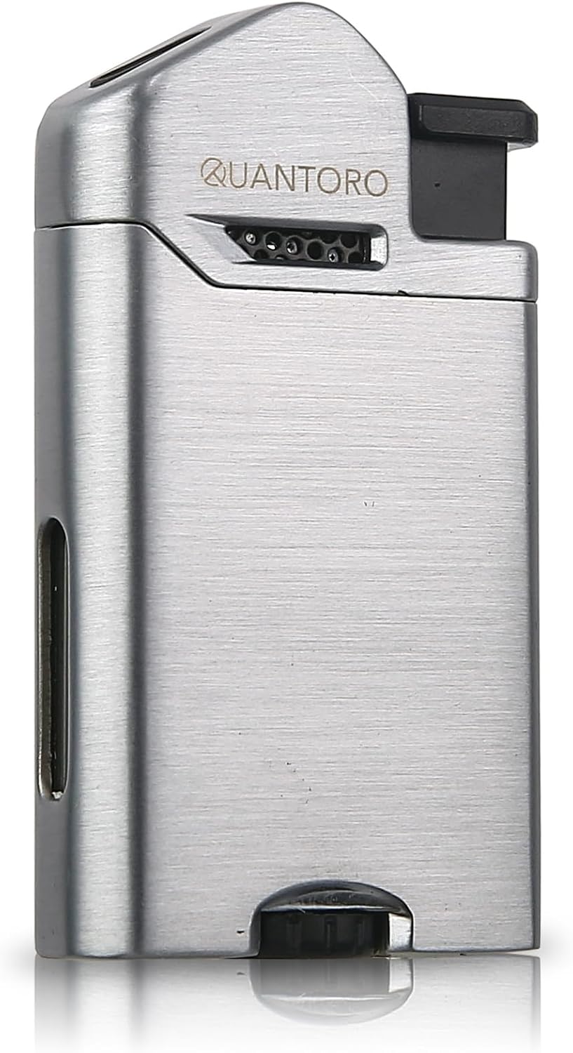 Metal Perde Jet Çakmak Silver