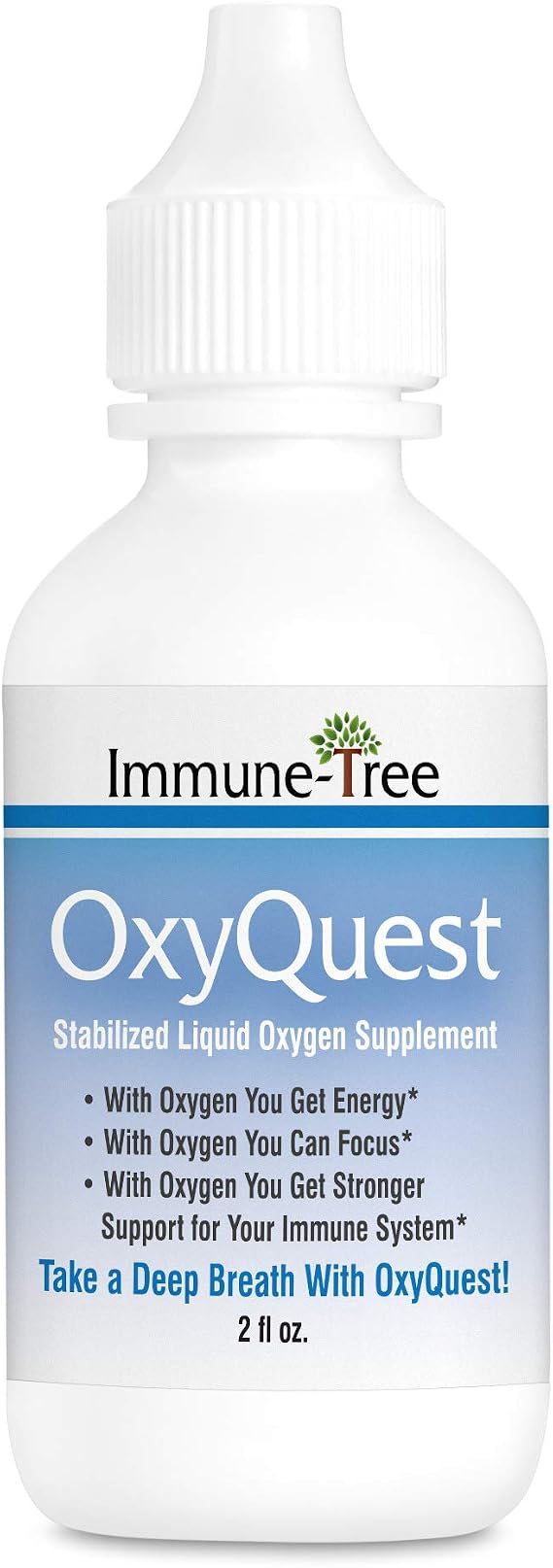 Immune Tree Oxyquest Liquid Oxygen Mineral Drops Supplement, 2 oz