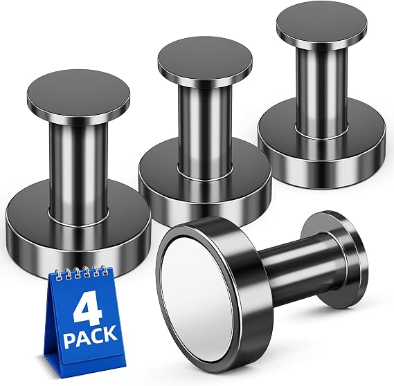 FINDMAG 4 Pack Magnetic Hooks, Heavy Duty Magnetic Hooks for Cruise Cabins