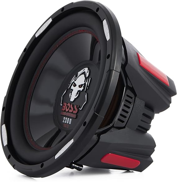 BOSS Audio Systems Phantom 12 in Subwoofer Speaker, 2300W, 4 Ohm, P126DVC