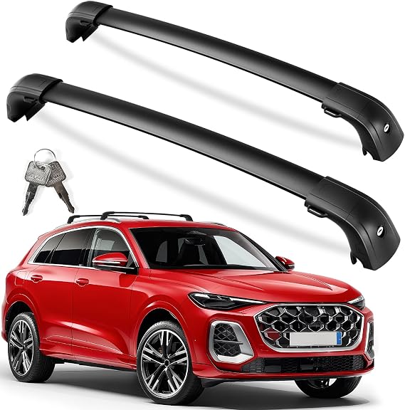 KINGGERI 300lbs Lockable Roof Rack Cross Bars for Audi Q5 2018-2026