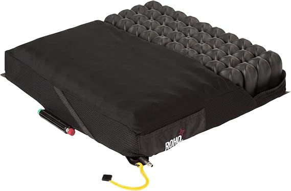 Roho Quadtro Select High Profile Cushion, ISOFLO Air Cells, 19" x 19"