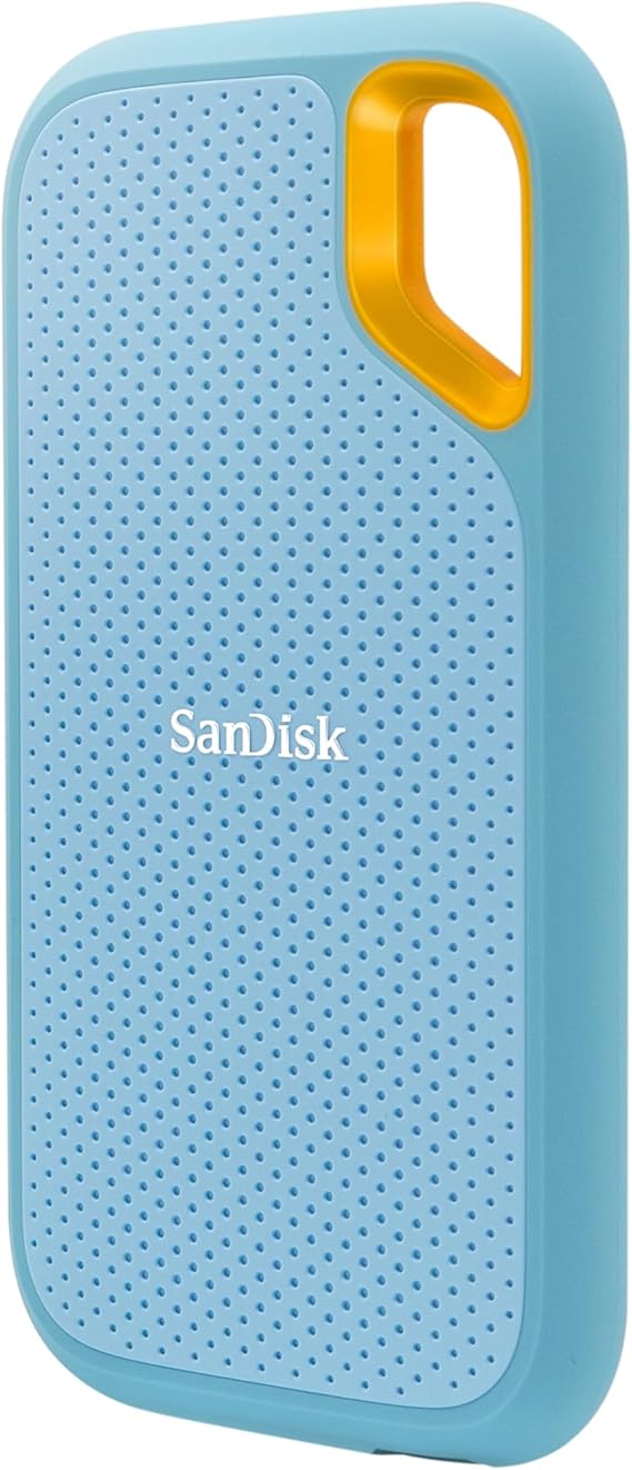 SanDisk 2TB Extreme Portable SSD - Up to 1050MB/s - USB-C, USB 3.2 Gen 2 - External Solid State Drive - SDSSDE61-2T00-G25B