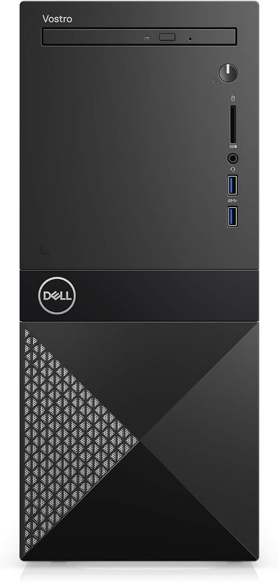 Dell Vostro Desktop 3670 MT JCXKV - Intel Core i5-8 GB RAM - 256 GB SSD - Windows 10 Pro - Black
