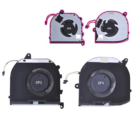 CPU&GPU Fan for Dell XPS 15 9560 9570 7590,for Precision 15 5520 5530 | 5540 M5520 M5530 M5540 , P/N 008YY9,0F01PX,0TK9J1,TK9J1,FJ6J,0V9H8N, 0MV340,0VJ2HC,DFS201105PR0T, DC28000IPF0 Cooling Fan