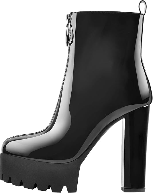 Only maker Comfortable Elastic Platform Boots Booties