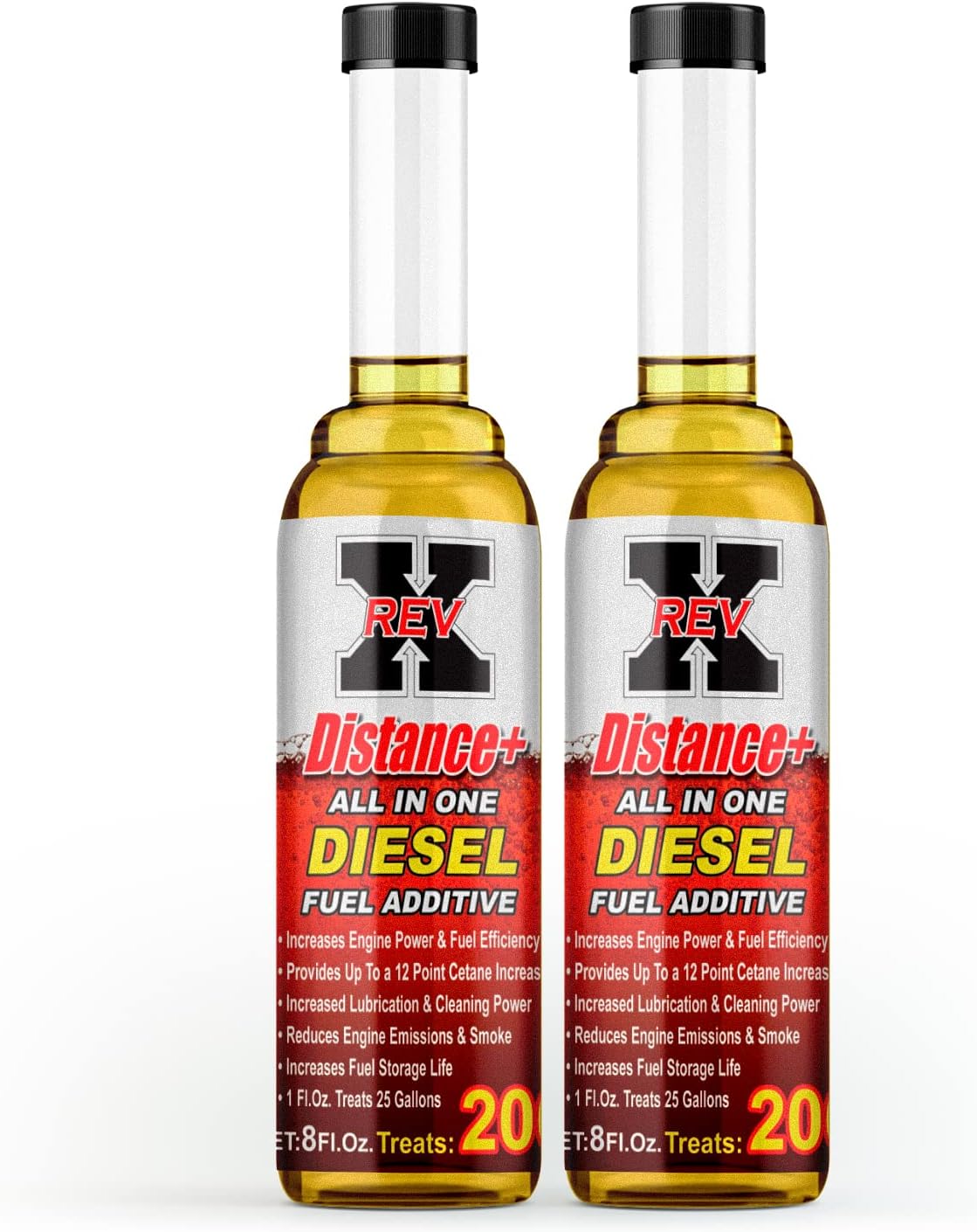 REV X Distance All-in-One Diesel Additive - 8 fl. oz. 2 Pack
