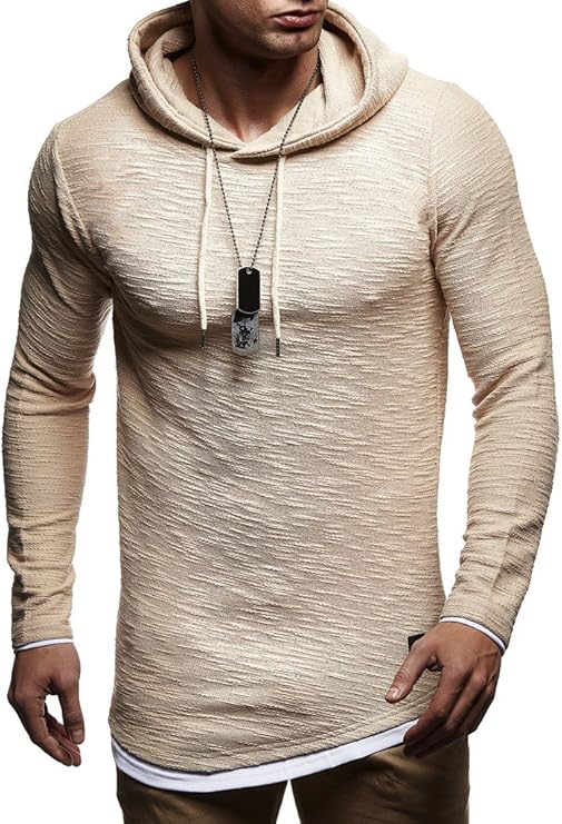 Leif Nelson LN8120 Men's Oversized Hoodie Sweatshirt
