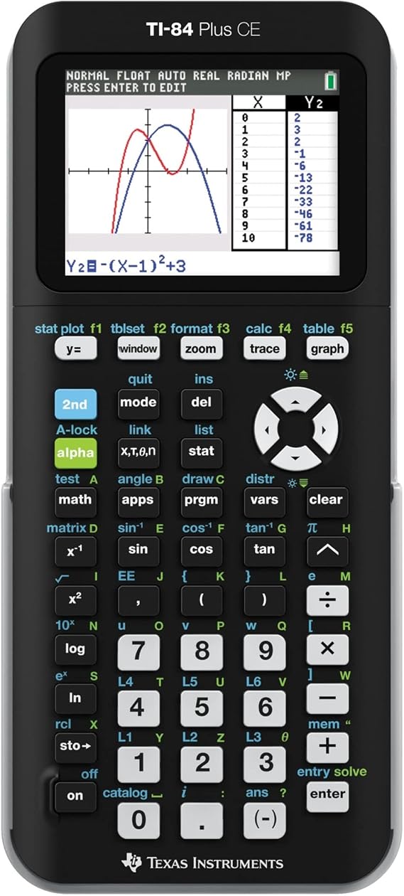 Texas Instruments TI-84 Plus CE Graphing Calculator
