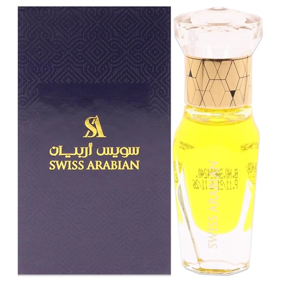 Swiss Arabian Cullinan For Unisex - Luxury Products From Dubai - Long Lasting Personal Perfume Oil - A Seductive, Exceptionally Made, Signature Fragrance - The Luxurious Scent Of Arabia - 0.4 Oz