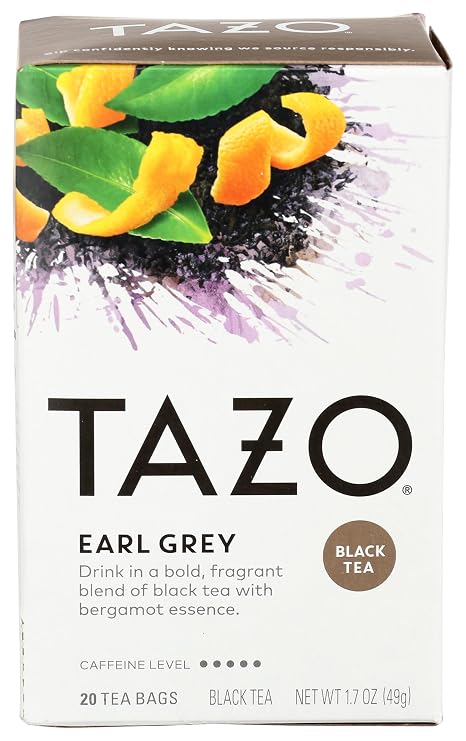 TAZO Earl Grey Black Tea Bags, 20 Count