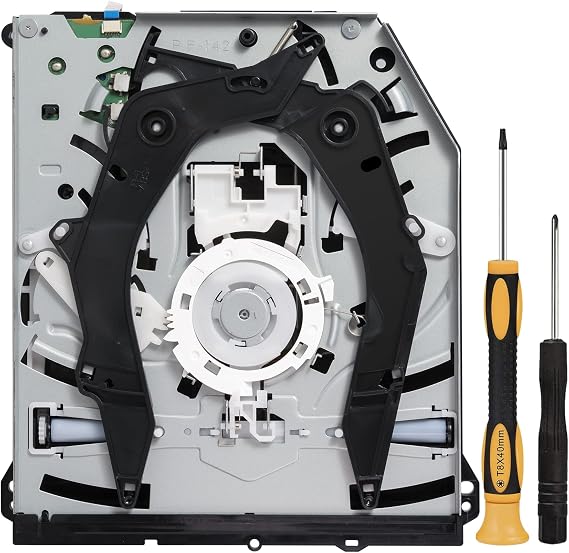 Blu-Ray DVD ROM Disc Drive Replacement for PlayStation 4 PS4 CUH-1200 CUH-1215A CUH-1215B CUH-12XX Series,with TSW-001 PCB Board and Opening Tool