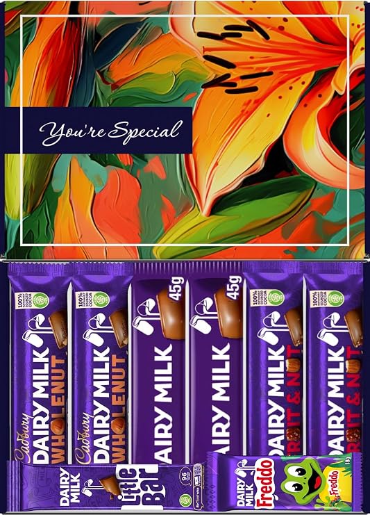 Chocolate Gift Box - Letterbox Hamper - For Kids - Him and Her (All Occasion - Dairy Milk)