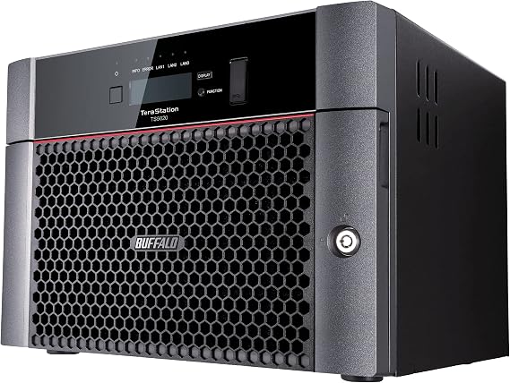 BUFFALO TeraStation 5820DN 8-Bay Business Desktop NAS 64TB (8x8TB) with Hard Drives Included RAID iSCSI Network Storage File Server