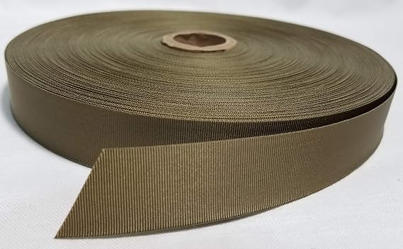 1 Yard - MIL SPEC 1" Light Weight Nylon Ribbon Binding - Coyote