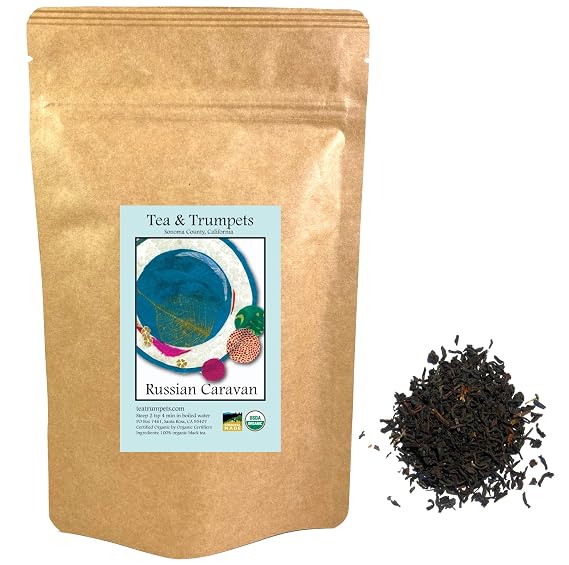 USDA Organic Russian Caravan Loose Leaf Black Tea - 4 oz