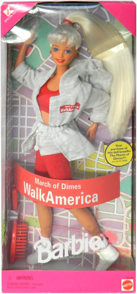 Barbie March of Dimes Walk America 1997 by Mattel