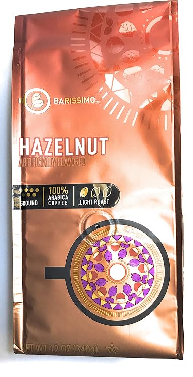 Barissimo Coffee Ground Hazelnut (12 oz)