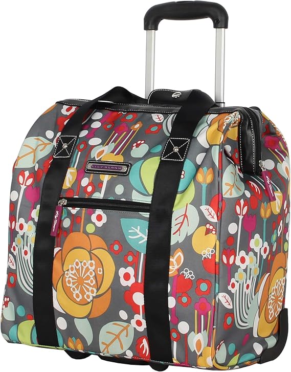 Lily Bloom Design Pattern Carry on Bag Wheeled Cabin Tote (Bliss)