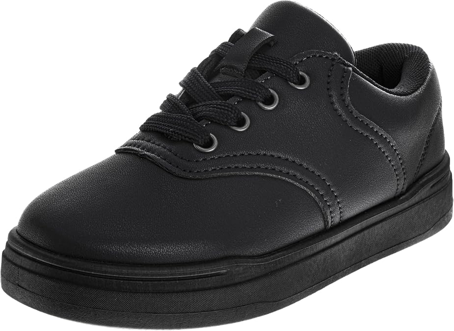 French Toast Kids Oxford Dress Shoes - Lace Up Loafer School Uniform Saddle Shoe for Girls and Boys (Sizes: 11-13 Little Kid / 1-7 Big Kid)