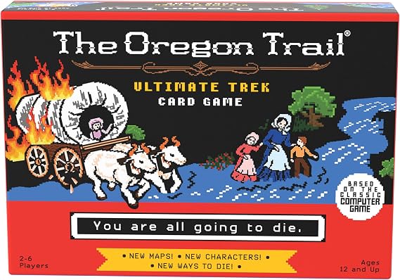 Goliath The Oregon Trail: Ultimate Trek Card Game | Based on The Classic Computer Game | New Maps and Characters | 2-6 Players, Ages 12+