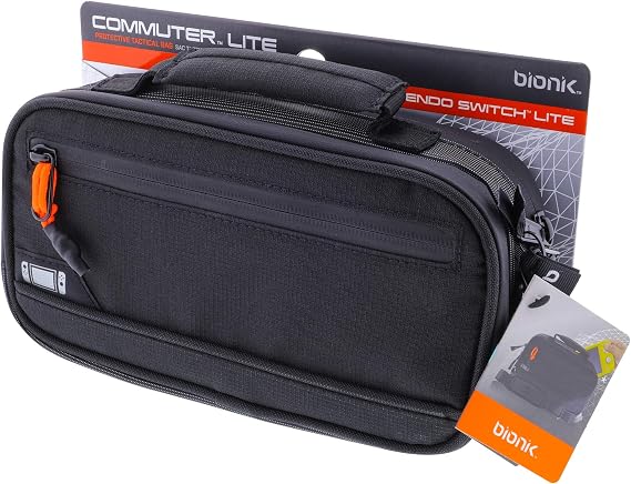 Bionik BNK-9042 Commuter Lite Bag for Nintendo Switch Lite (Black)