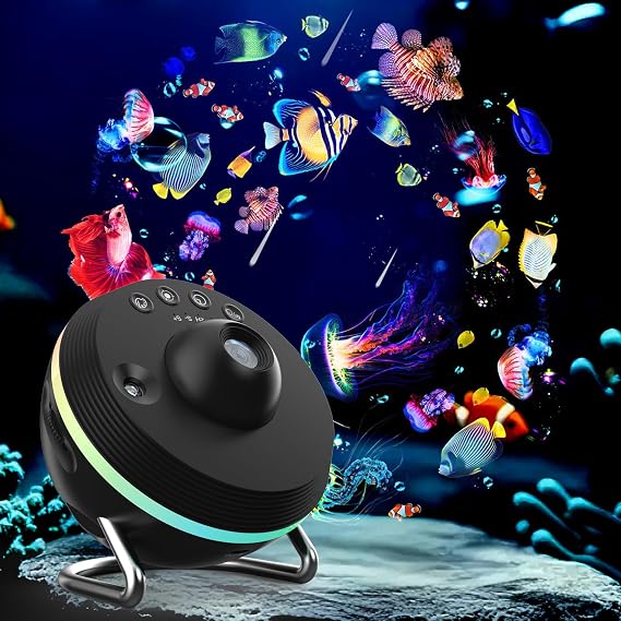 Star Projector, Planetarium Projector, Galaxy Projector for Bedroom, 360 Degree Rotating Galaxy Night Light, 4K Replaceable 13 Galaxy Disc, Large Projection Area Sky Night Light for Kids Adults