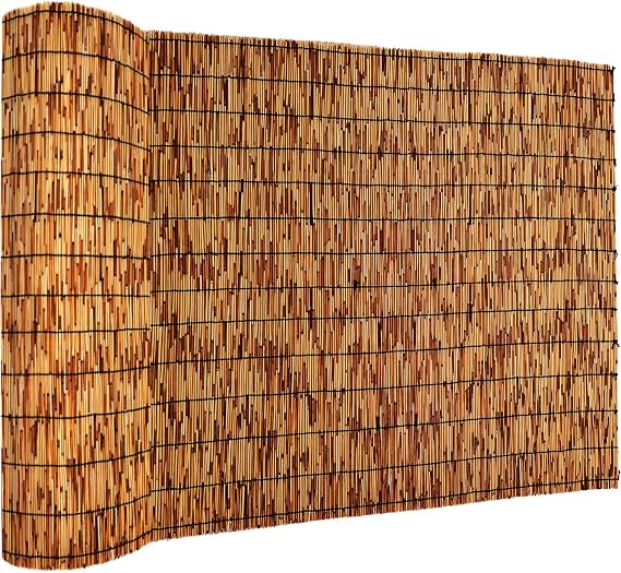 Reed Fencing Rolls,Bamboo Screens Outdoor for Patio,6 Feet High,Suitable for Patio Garden Balcony Terrace and Courtyard Shading 6x16FT