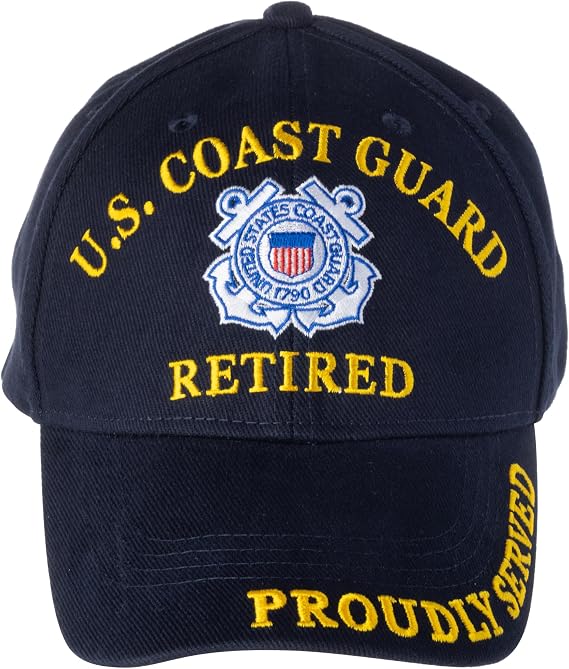 U.S. Coast Guard Retired Hat Cap Blue