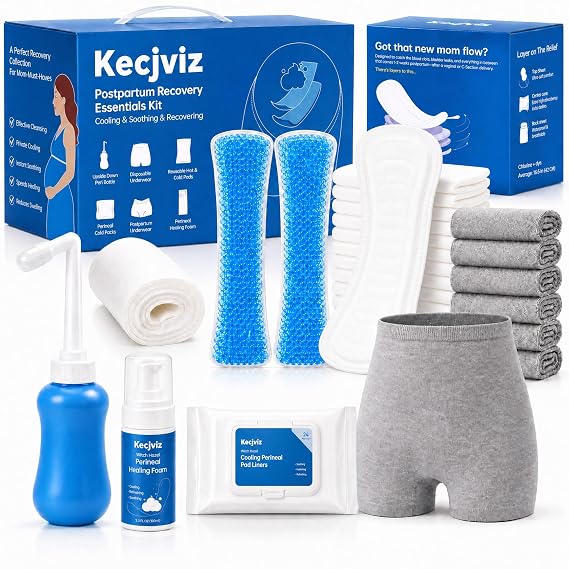 Postpartum Essentials Kit, Postpartum Recovery Kit for New mom