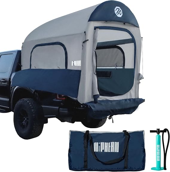 Niphean Truck Bed Tent for Camping 5ft-8ft for 2+1 People, 2 Mins Setup