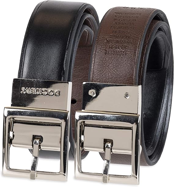 Dockers Boys 2-in-1 Reversible Belt Versatile for School, Casual & Dress Wear