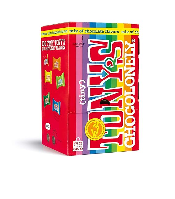 Tiny Tony's 100 Pack - Individually Wrapped Bites (Dark)