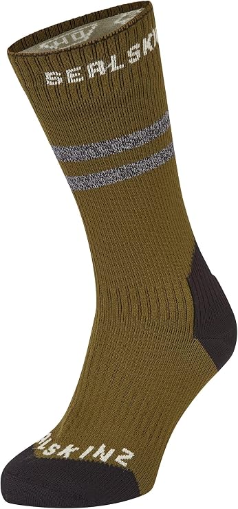 SEALSKINZ Runton Waterproof Cold Weather Mid Length Sock with Hydrostop