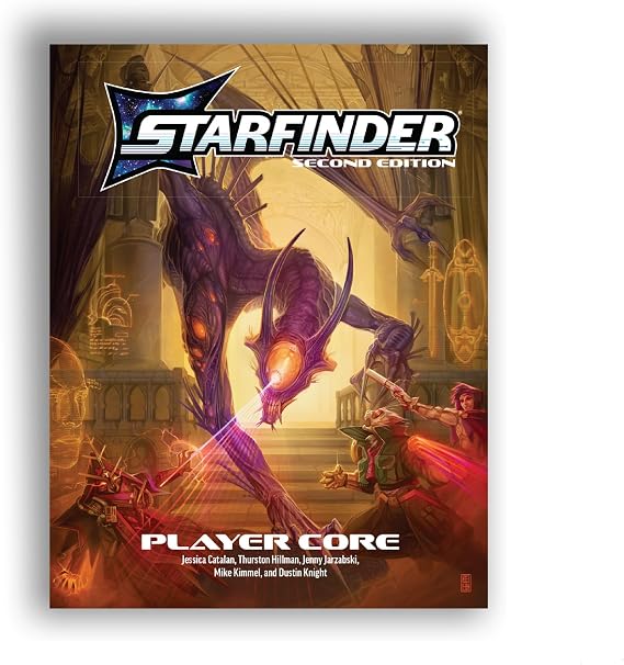 Starfinder Player Core Hardcover Second Edition - Complete Rulebook, 10 Ancestries, 6 Classes - Tabletop RPG