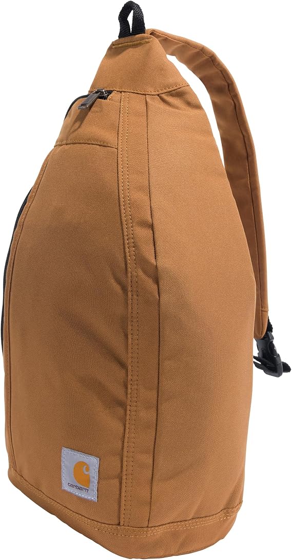 Carhartt Unisex's Bag, Sling Side Release Buckle & Tablet Sleeve, Crossbody Backpack Brown, One Size