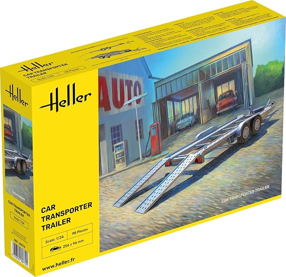Heller 1:24 - Car Transporter Trailer