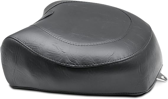 Mustang Motorcycle Seats 79359 Wide Touring Recessed Passenger Seat for Harley-Davidson Dyna 2006-'17, Original, Black, Width: 12.5"