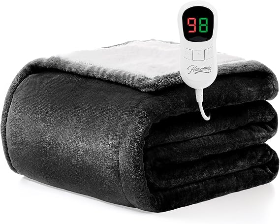 Homemate Electric Heated Blanket Twin Size 62"x84" Heating Blanket ETL Cert