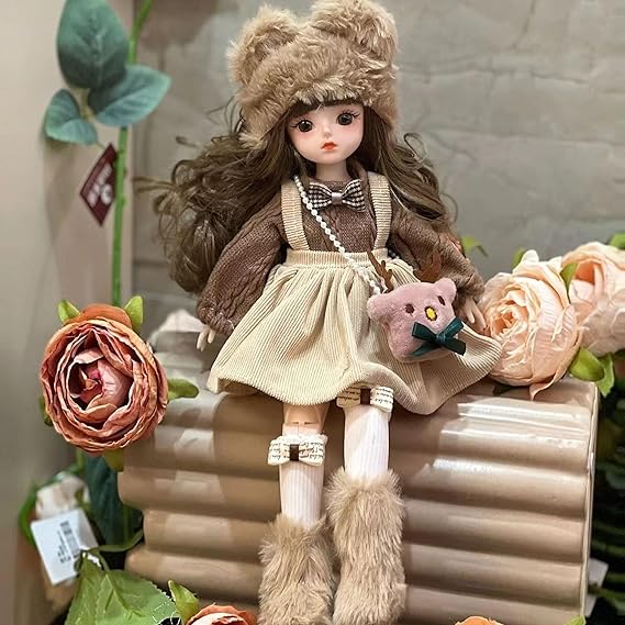 1/6 BJD Ball Jointed Blythe Smart Doll With Clothes - Anime Kawaii Myou Doll (Zongcha)