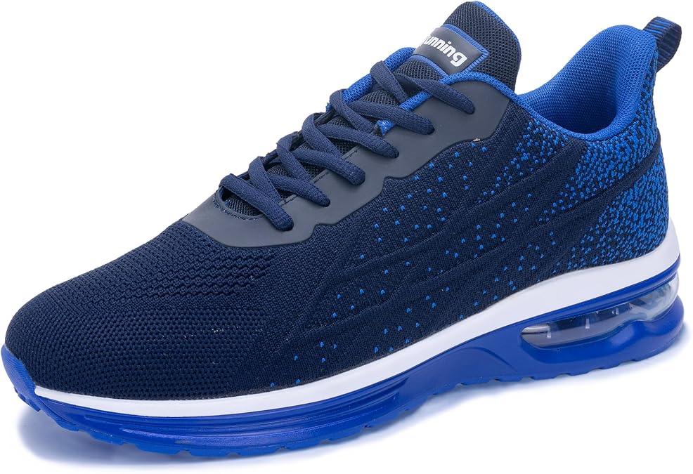 Men's Runnning Shoes Tennis Walking Sneakers Comfort Cushion Shoes for Gym Workout Athletic US 7-13