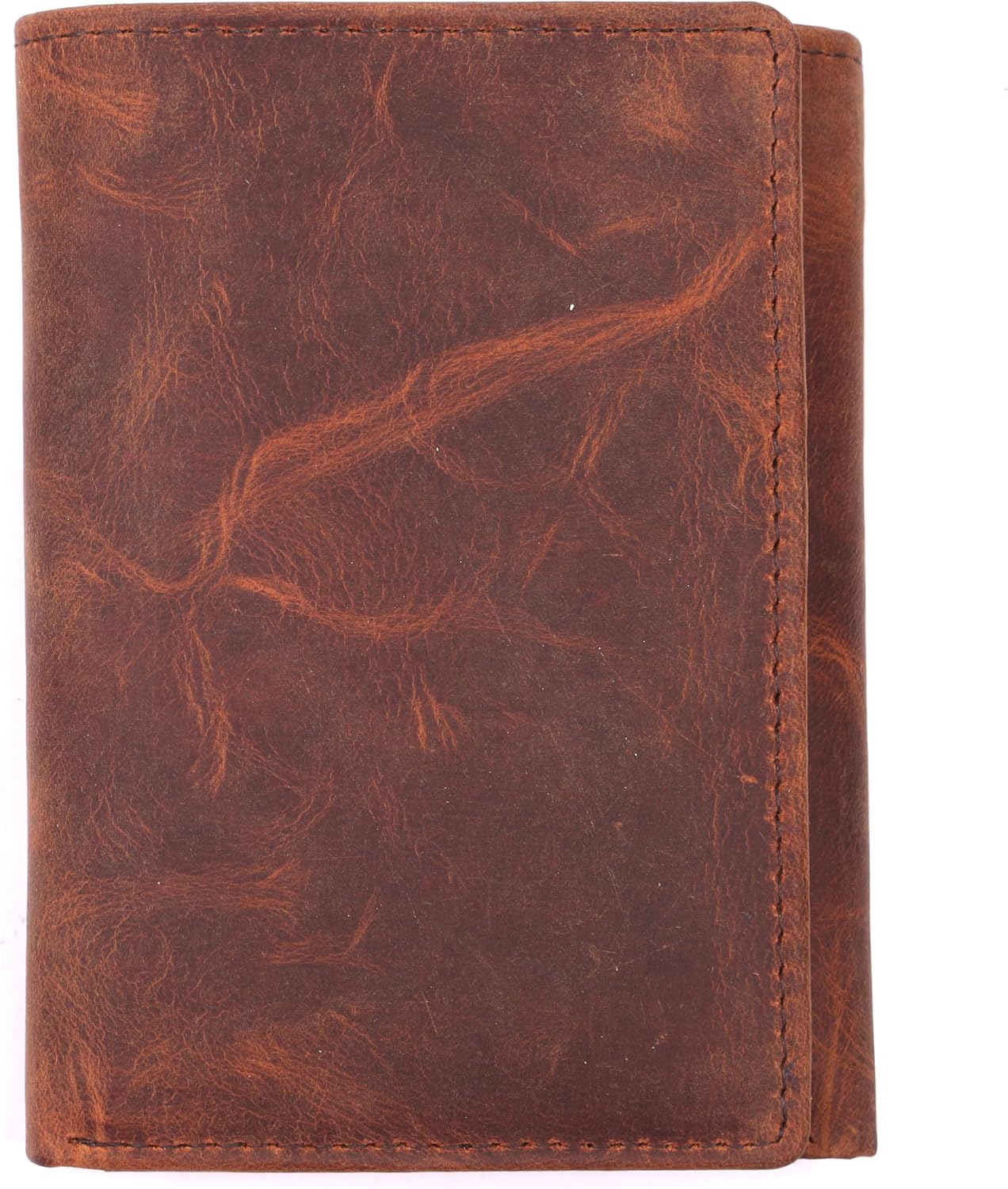 Trifold Wallet for Men - Premium Full-Grain Nappa Leather, RFID Blocking, Dual Bill Compartments, Luxury Gift Box - Perfect for Husband, Dad, or Boyfriend Zion