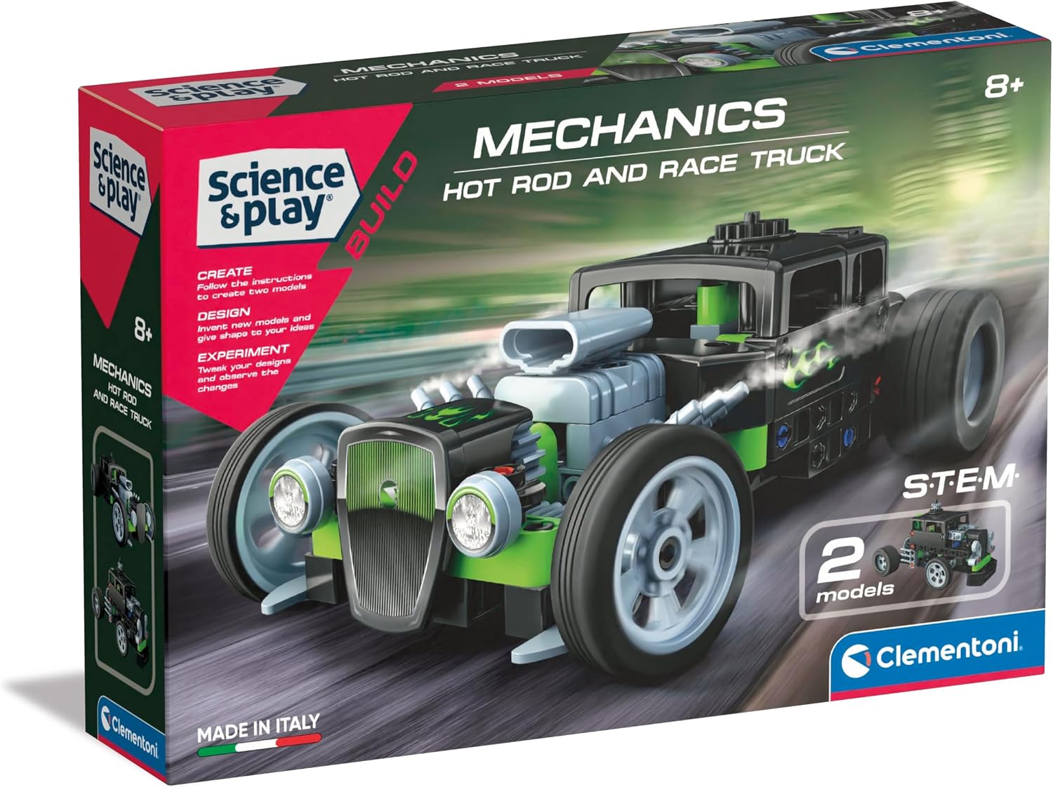 Clementoni Science and Game: Hot Rod and Race Truck