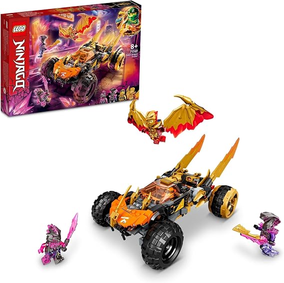 LEGO NINJAGO 71769 Cole's Dragon Cruiser, Toy Blocks, Present, Ride-On Toy, Ninja, Dragons, Boys, Ages 8 and Up