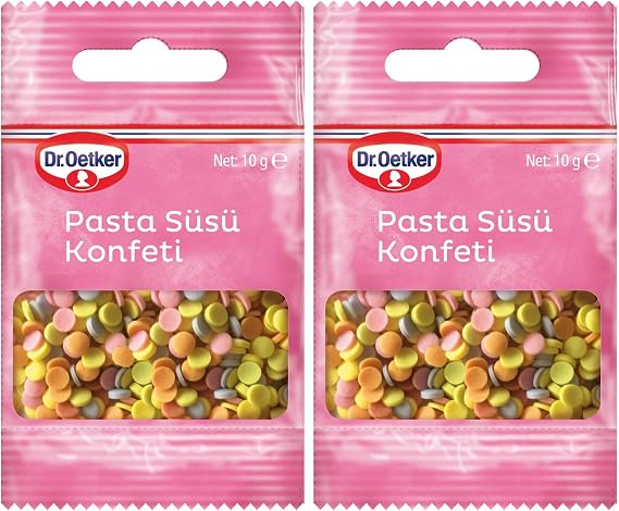 Dr. Oetker Dekor Pasta Süsü Konfeti 10 Gr 2li paket