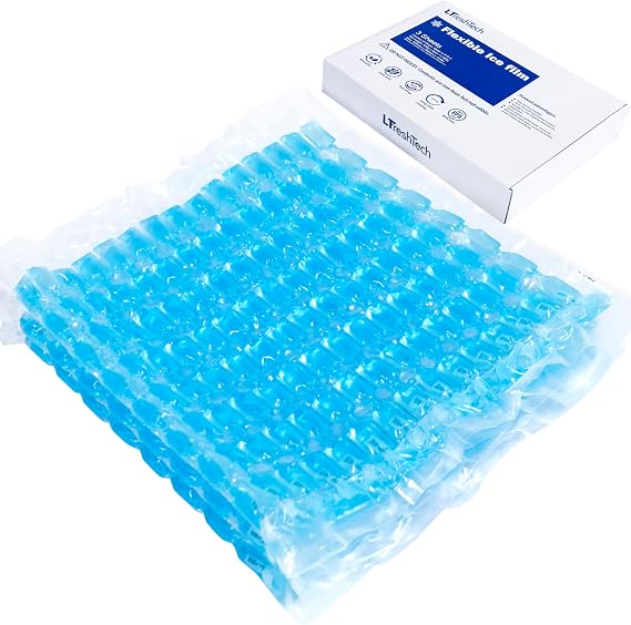 Flexible Ice Pack 27F Reusable Cooler 3 Sheets (Blue)