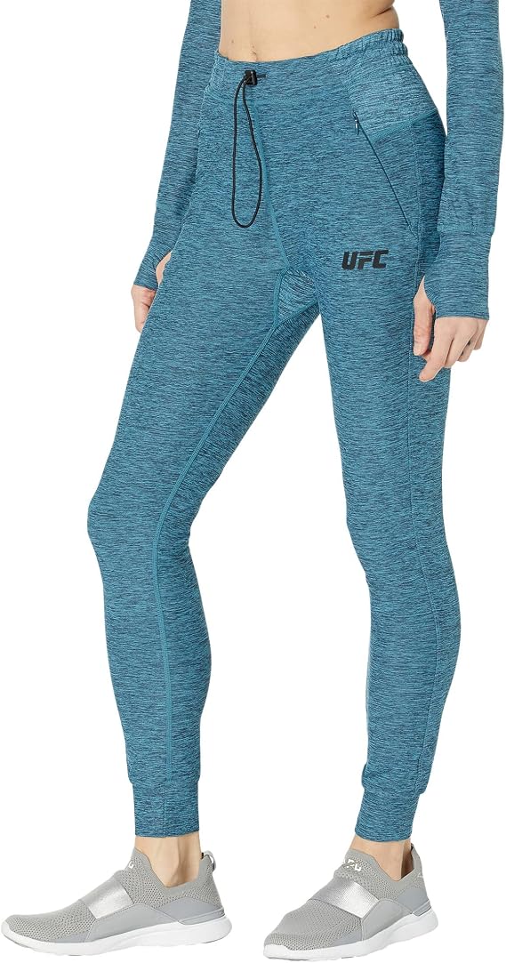 UFC Performance Tech-Joggers for Women for Workouts Blended Polyester Elasticated Waistband Pockets